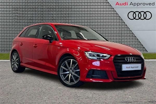 Red Used 2020 Audi A3 Black Edition Hatchback | £16,999 (Fair price) - Image 1/4