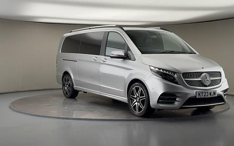 Silver Used 2023 Mercedes V300 AMG line MPV | £56,300 (Super price) - Image 1/4