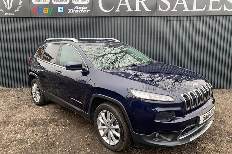 Blue Used 2016 Jeep Cherokee Limited SUV | £7,548 (Fair price) - Image 1/1