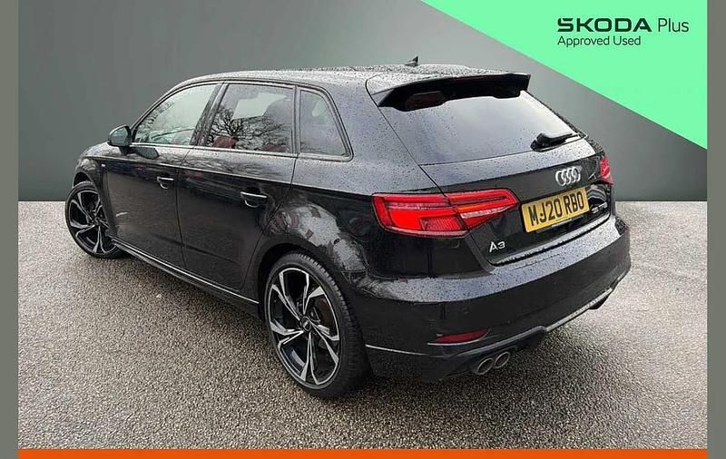 Used Audi A3 Black Edition 147 HP (108 kW) 2020 Black Sedan