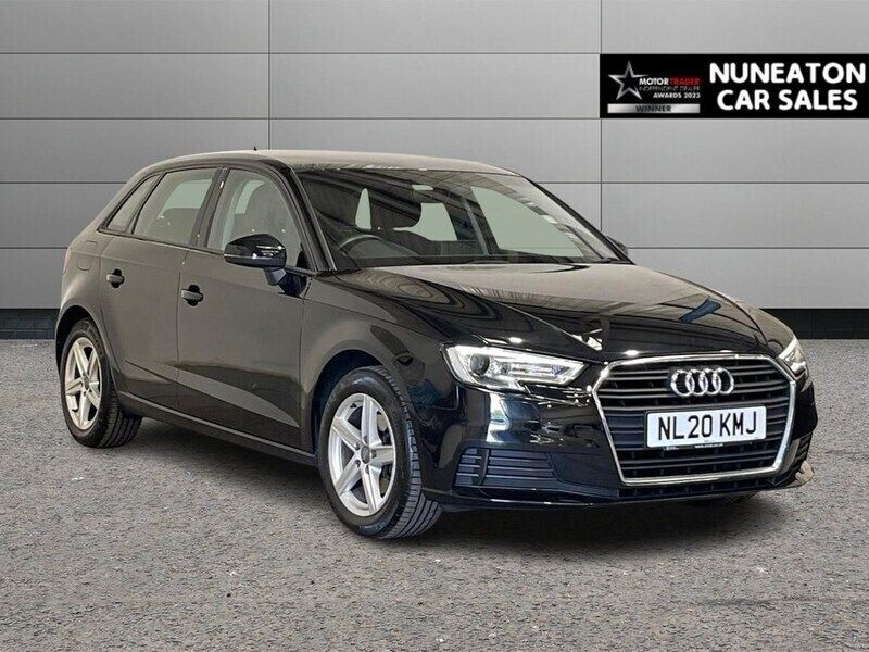Black Used 2020 Audi A3 Sportback Design Hatchback | £14,800 (Good price) - Image 1/4
