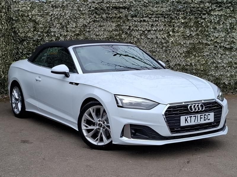 Used Audi A5 Cabriolet Sport 150 HP (110 kW) 2021 White Cabriolet