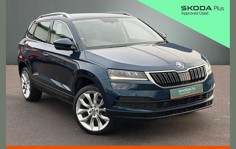 Used Skoda Karoq SE L 147 HP (108 kW) 2020 Petrol blue metallic SUV