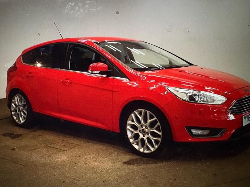 Red Used 2015 Ford Focus Titanium X Hatchback | £5,295 (Expensive) - Image 1/4