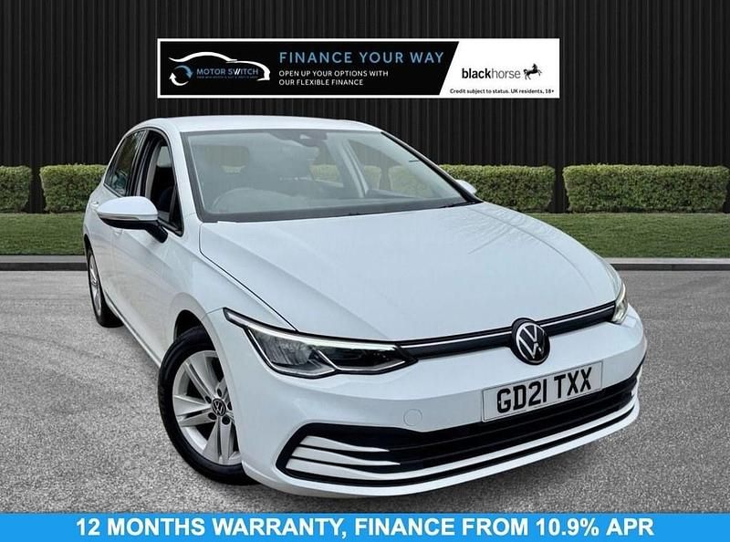 Used VW Golf VII S 130 HP (95 kW) 2021 White Hatchback