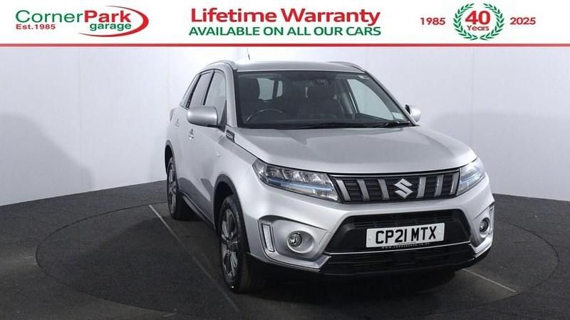 Silver Used 2021 Suzuki Vitara SZ-T SUV | £9,999 (Good price) - Image 1/4