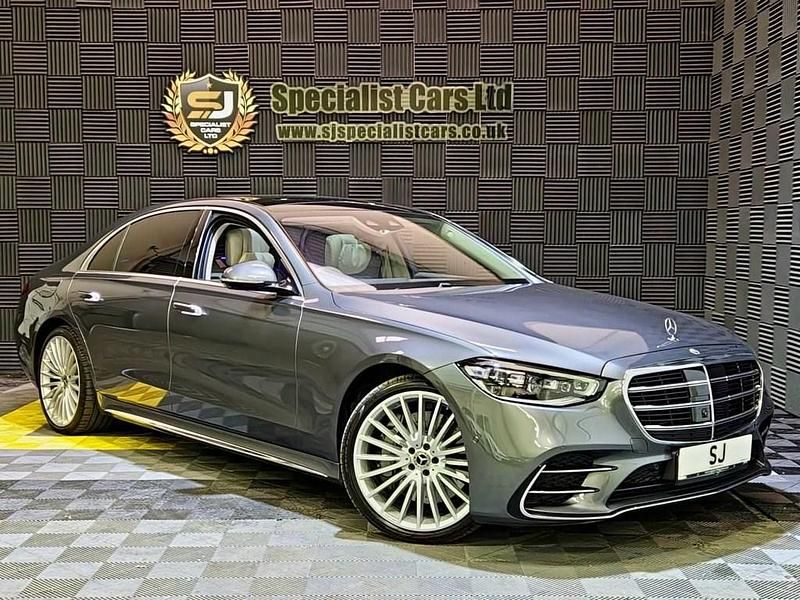 Grey Used 2021 Mercedes S500L AMG Line Premium Plus Sedan | £69,995 - Image 1/4