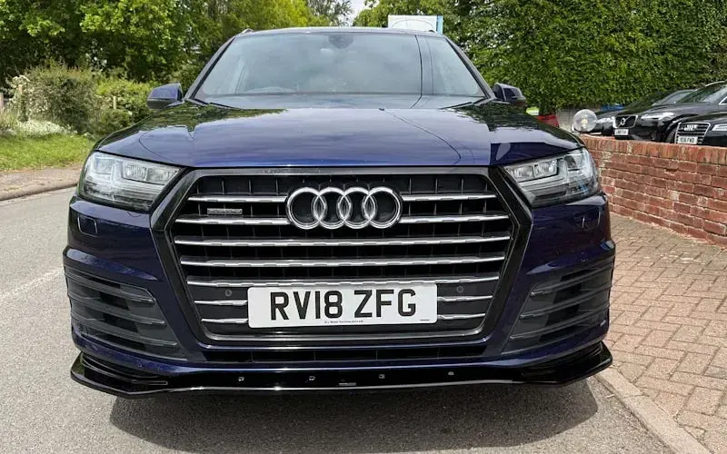 Used Audi Q7 S-Line 272 HP (200 kW) 2018 Blue SUV