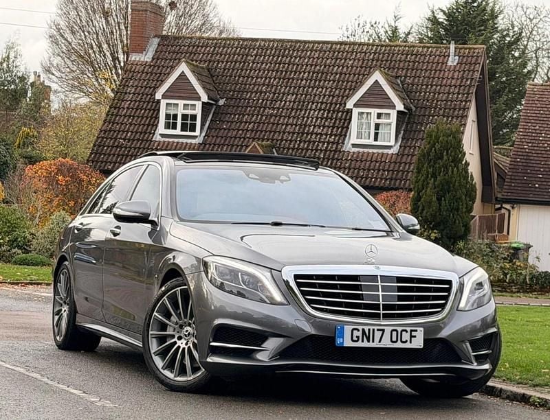 Grey Used 2017 Mercedes S500L AMG line Sedan | £29,950 - Image 1/4