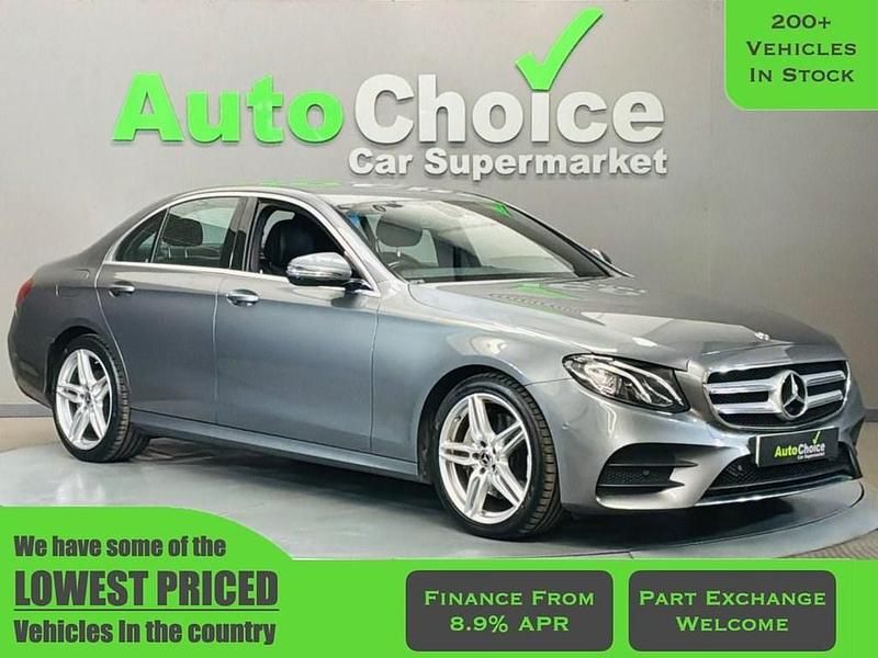 Used Mercedes E220 AMG line 194 HP (142 kW) 2018 Grey Sedan