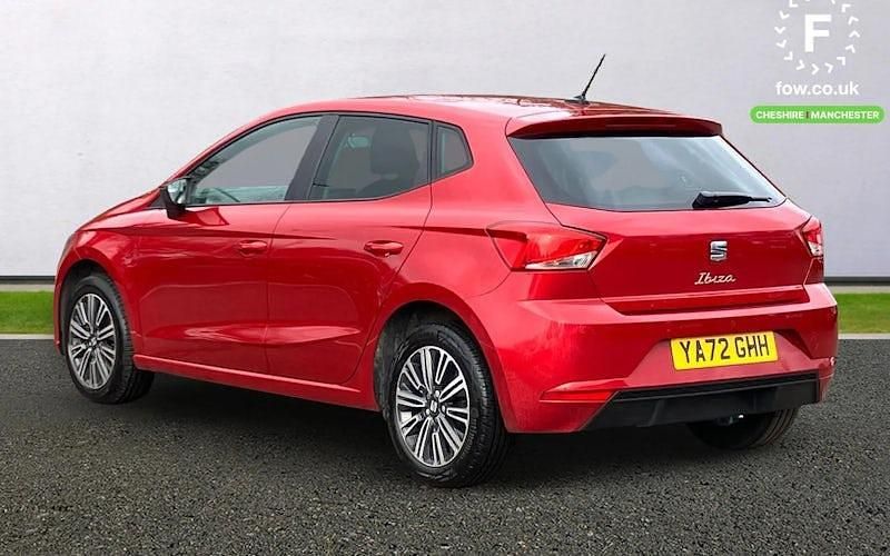 Used Seat Ibiza Design 95 HP (69 kW) 2022 Red Hatchback