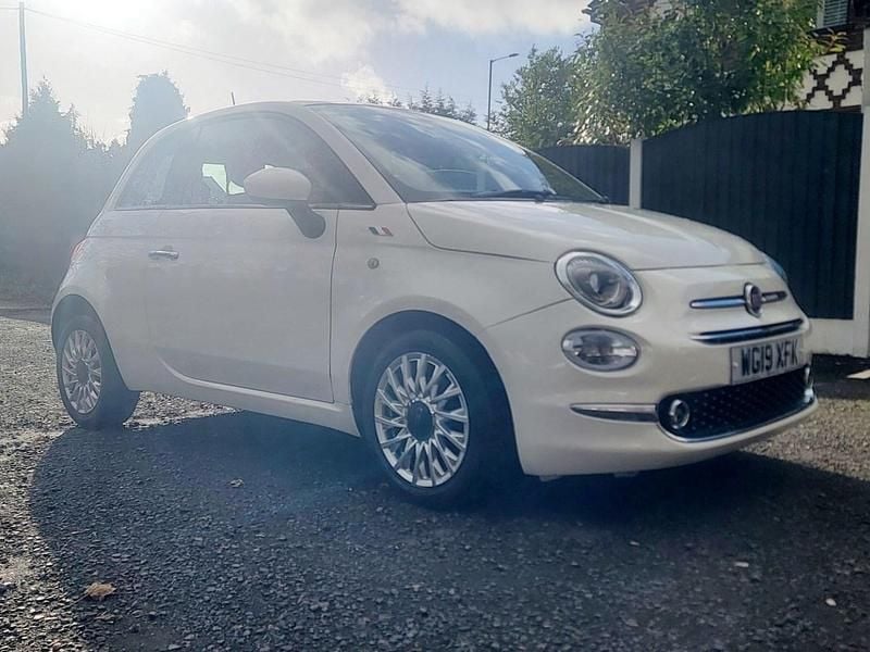 White Used 2019 Fiat 500 Lounge Hatchback | £6,450 (Super price) - Image 1/4