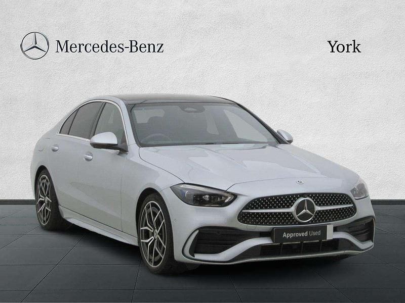 Silver Used 2024 Mercedes C200 AMG Line Premium Plus Sedan | £34,499 (Expensive) - Image 1/4