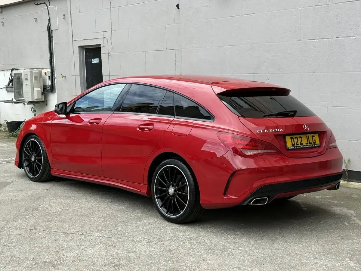 Used Mercedes CLA220 AMG 177 HP (130 kW) 2016 Red Coupe