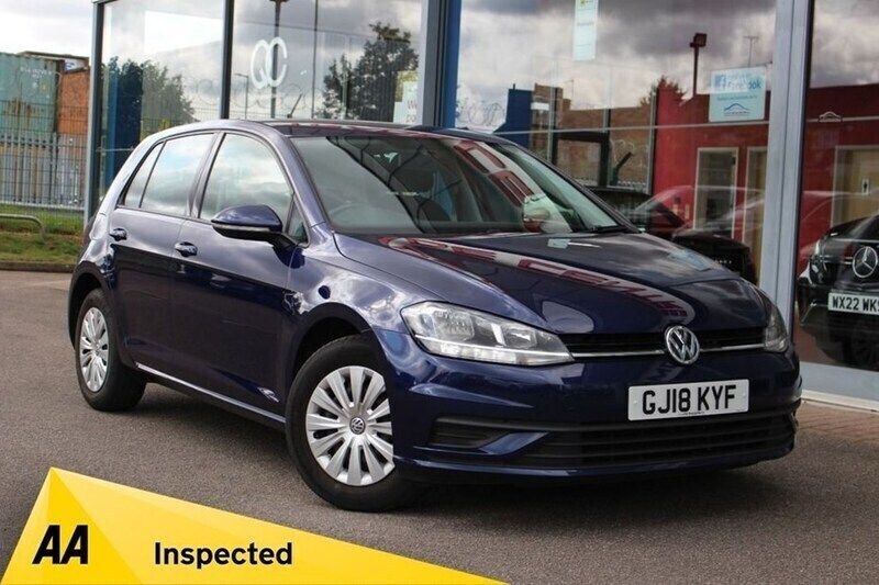 Blue Used 2018 VW Golf VII S Hatchback | £10,575 (Good price) - Image 1/1