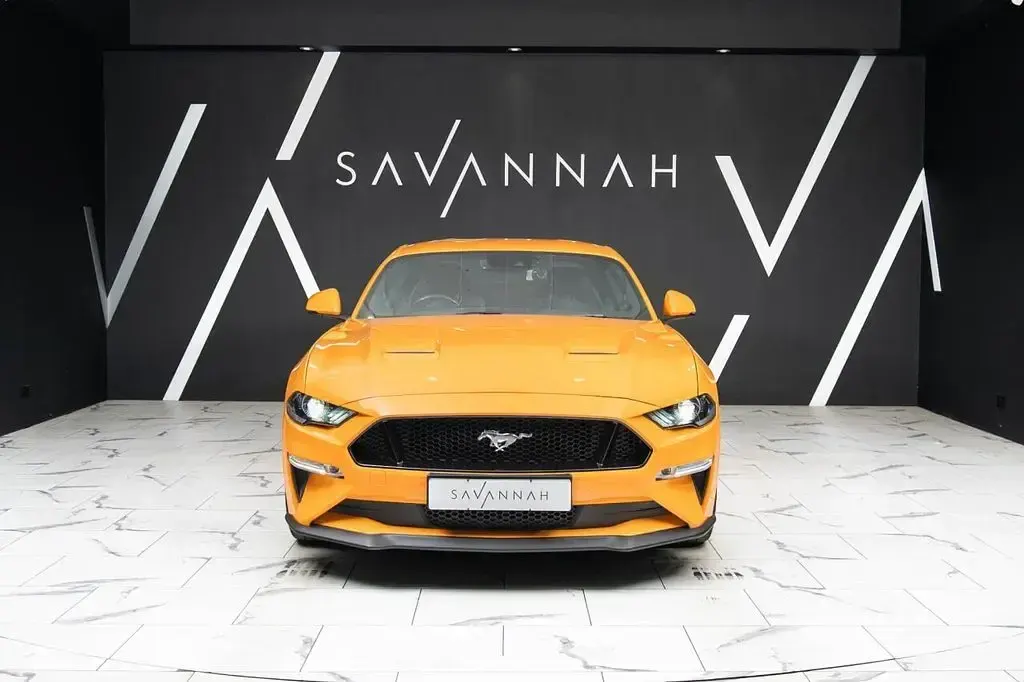 Used Ford Mustang GT Fastback 450 HP (330 kW) 2018 Orange Coupe