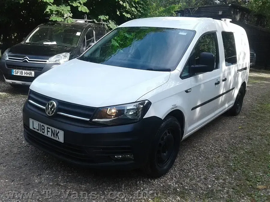 Used VW Caddy Maxi Startline 150 HP (110 kW) 2018 White MPV