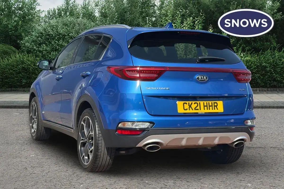Used Kia Sportage GT-Line 180 HP (132 kW) 2021 Blue SUV