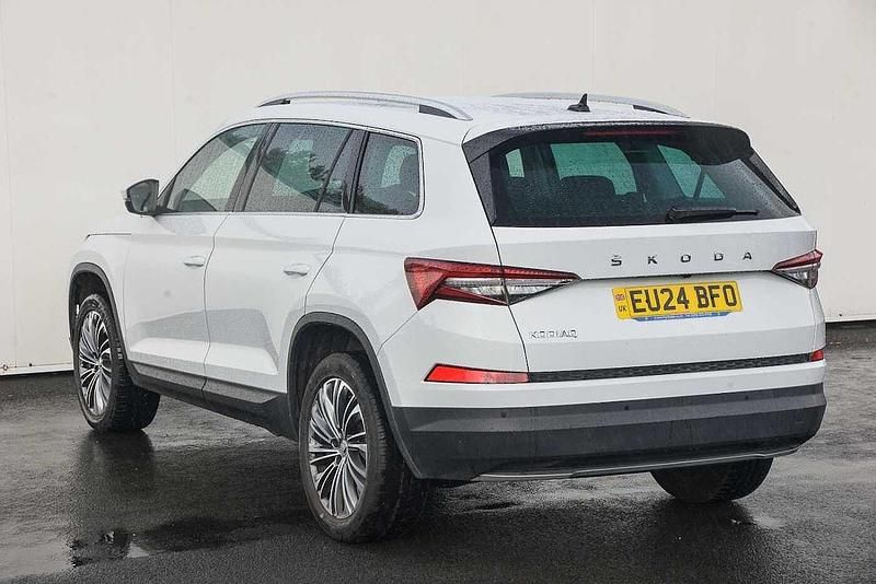 Used Skoda Kodiaq SE L Executive 148 HP (108 kW) 2024 Moon white metallic SUV