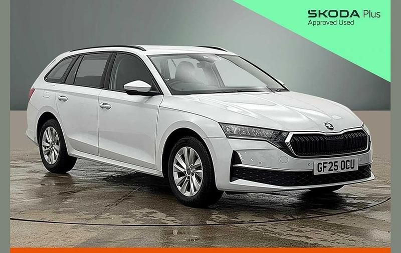 Used Skoda Octavia SE Technology 113 HP (83 kW) 2025 Moon white metallic Estate