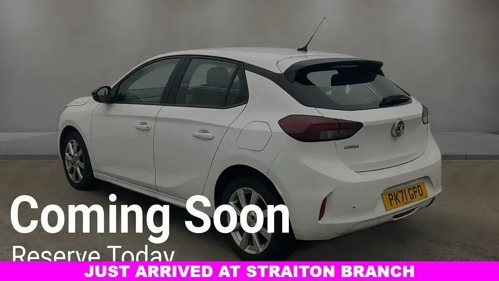 Begagnad Vauxhall Corsa 75 HK (55 kW) 2021 Vit Halvkombi