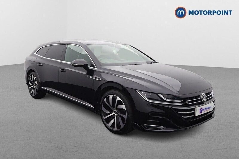 Black Used 2022 VW Arteon R-line Estate | £23,749 (Good price) - Image 1/4