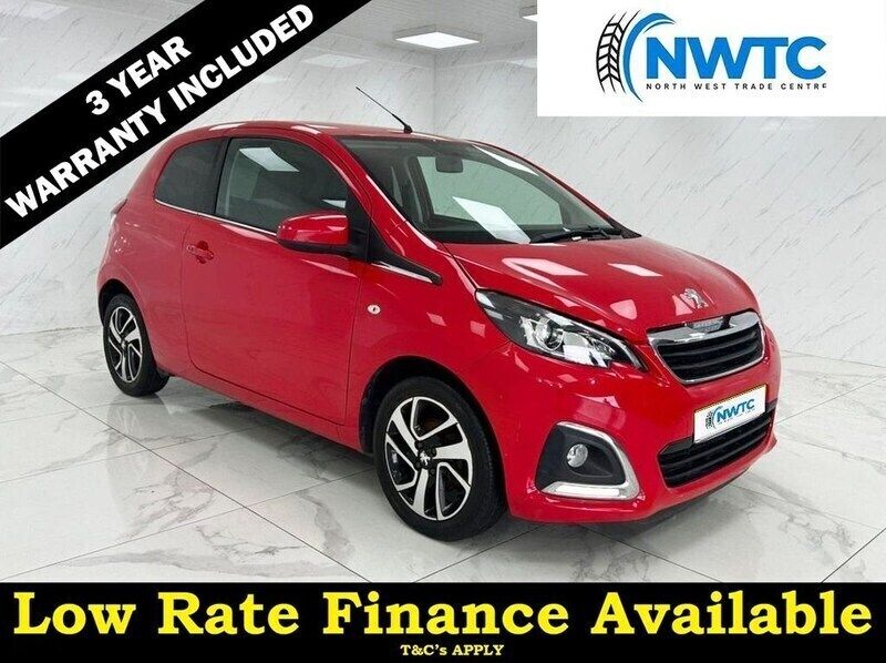 Red Used 2016 Peugeot 108 Allure Hatchback | £4,495 (Fair price) - Image 1/3