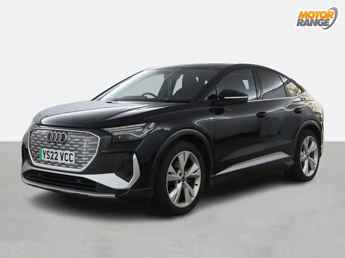 Used Audi Q4 e-tron S-Line 125 kW (170 HP) 2022 Black SUV