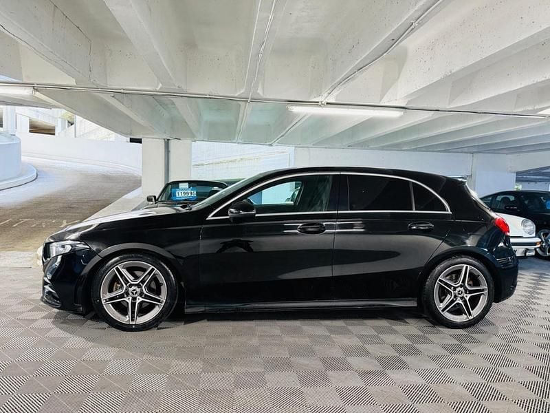 Used Mercedes A200 AMG line 2018 Black Hatchback