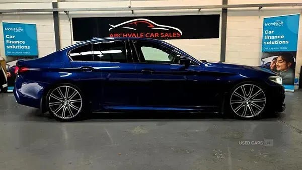 Used BMW 530 M Sport 261 HP (191 kW) 2017 Blue Sedan