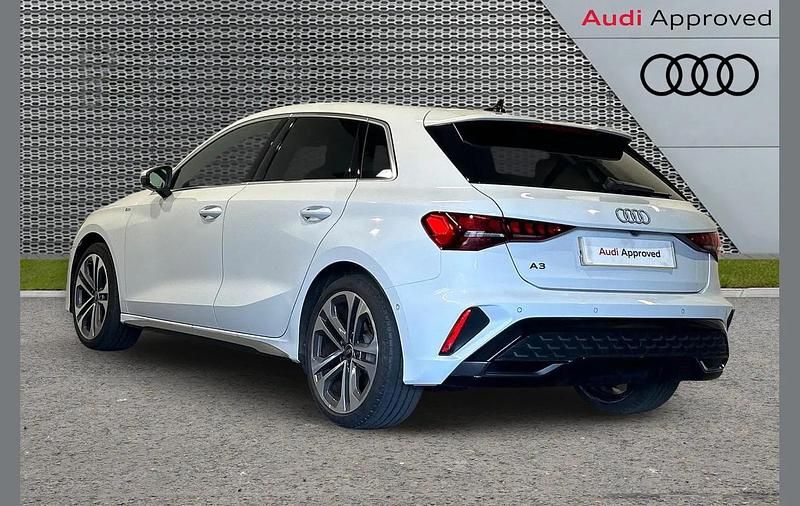Used Audi A3 S-Line 147 HP (108 kW) 2022 White Sedan