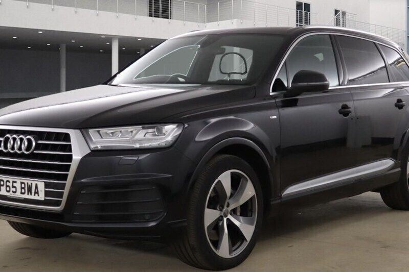 Black Used 2016 Audi Q7 S-Line SUV | £16,995 (Good price) - Image 1/1