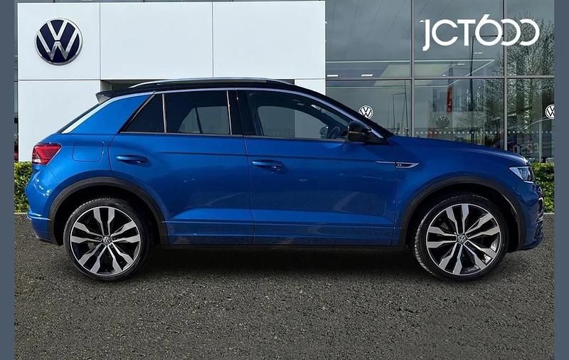 Used VW T-Roc R-line 150 HP (110 kW) 2020 Blue SUV