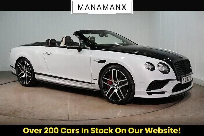 Used Bentley Continental GT Convertible 710 HP (522 kW) 2018 Onyx over ice Cabriolet