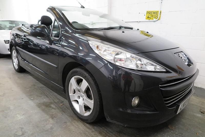 Black Used 2013 Peugeot 207 Active Cabriolet | £2,399 (Fair price) - Image 1/4