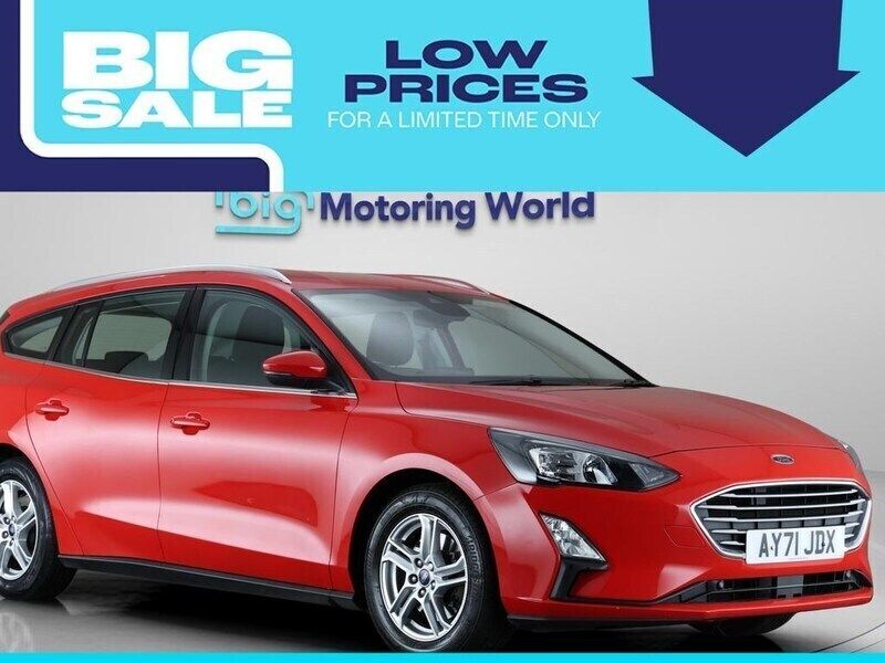 Red Used 2021 Ford Focus Zetec Estate | £9,000 (Super price) - Image 1/4