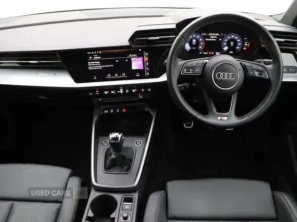Used Audi A3 S-Line 110 HP (80 kW) 2022 Blue Sedan