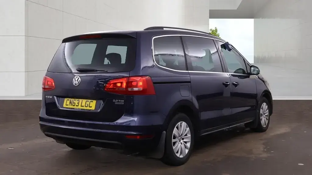 Used VW Sharan SE 140 HP (102 kW) 2013 Blue MPV