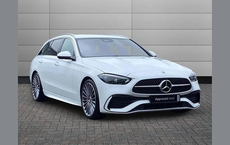 Used Mercedes C200 AMG Line Premium 200 HP (147 kW) 2023 White Estate