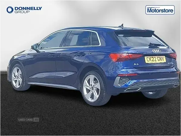 Used Audi A3 e-tron S-Line 2022 Blue Hatchback
