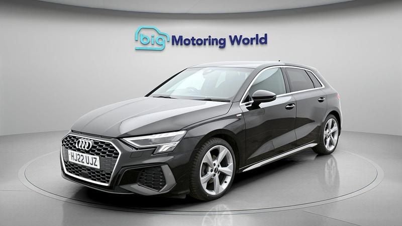 Used Audi A3 S-Line 148 HP (108 kW) 2022 Black Sedan