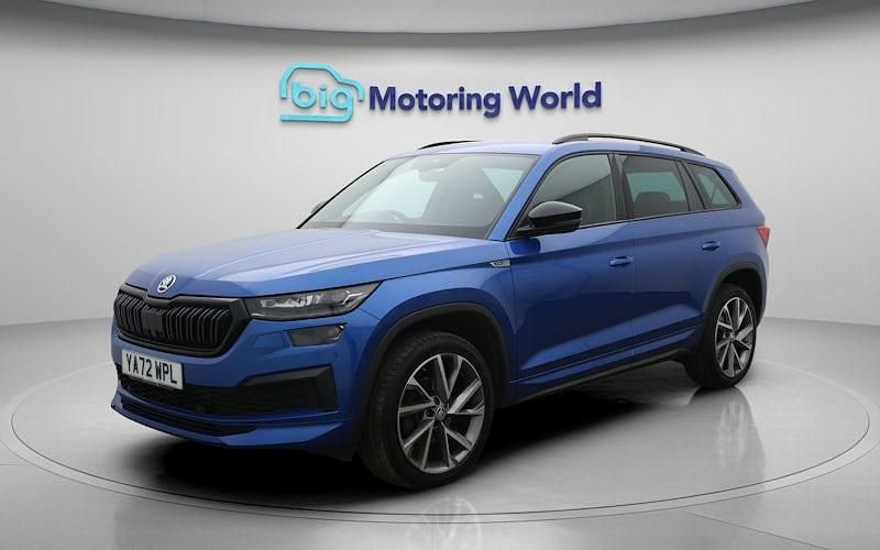Used Skoda Kodiaq SportLine 150 HP (110 kW) 2023 Blue SUV