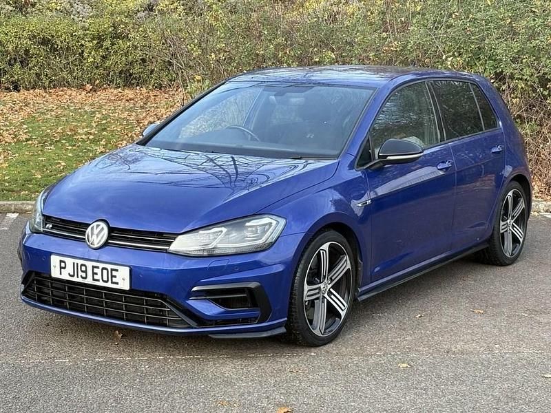 Used VW Golf VII R 300 HP (220 kW) 2019 Blue Hatchback
