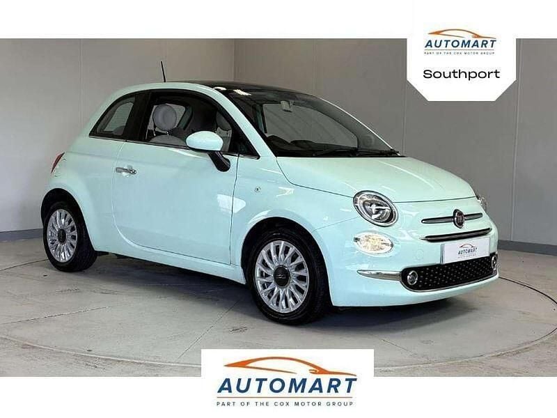Green Used 2019 Fiat 500 Lounge Hatchback | £7,799 (Fair price) - Image 1/4
