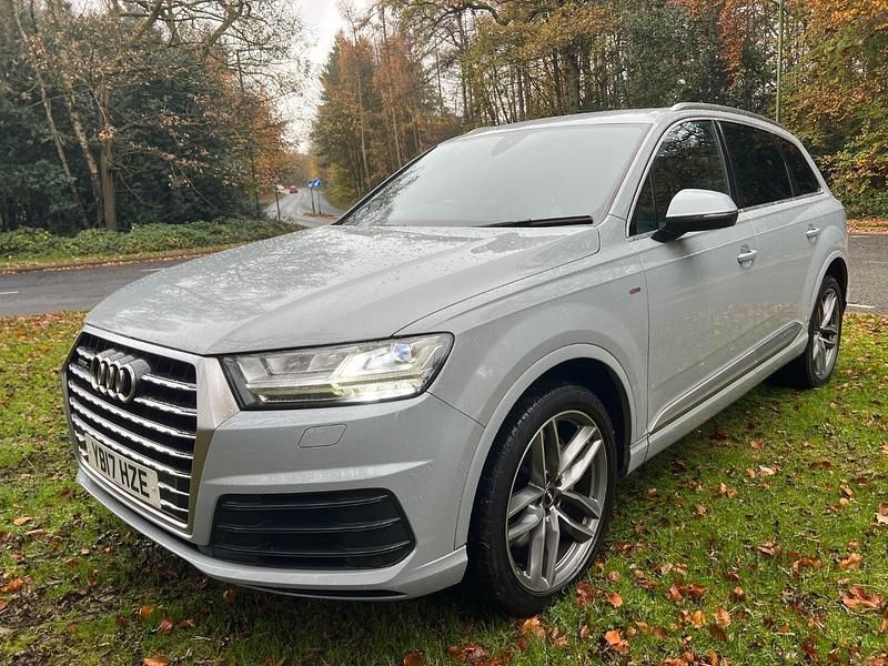 Used Audi Q7 S-Line 218 HP (160 kW) 2017 Grey SUV