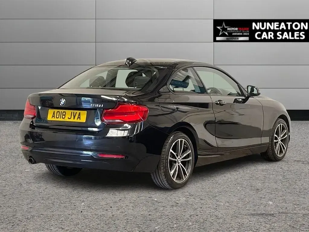 Used BMW 218 Sport Line 136 HP (100 kW) 2018 Black Coupe