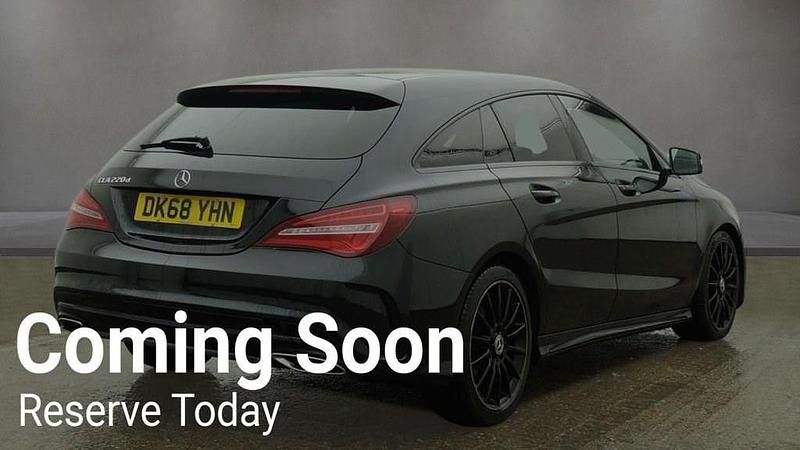 Used Mercedes CLA220 AMG line 2018 Black Sedan