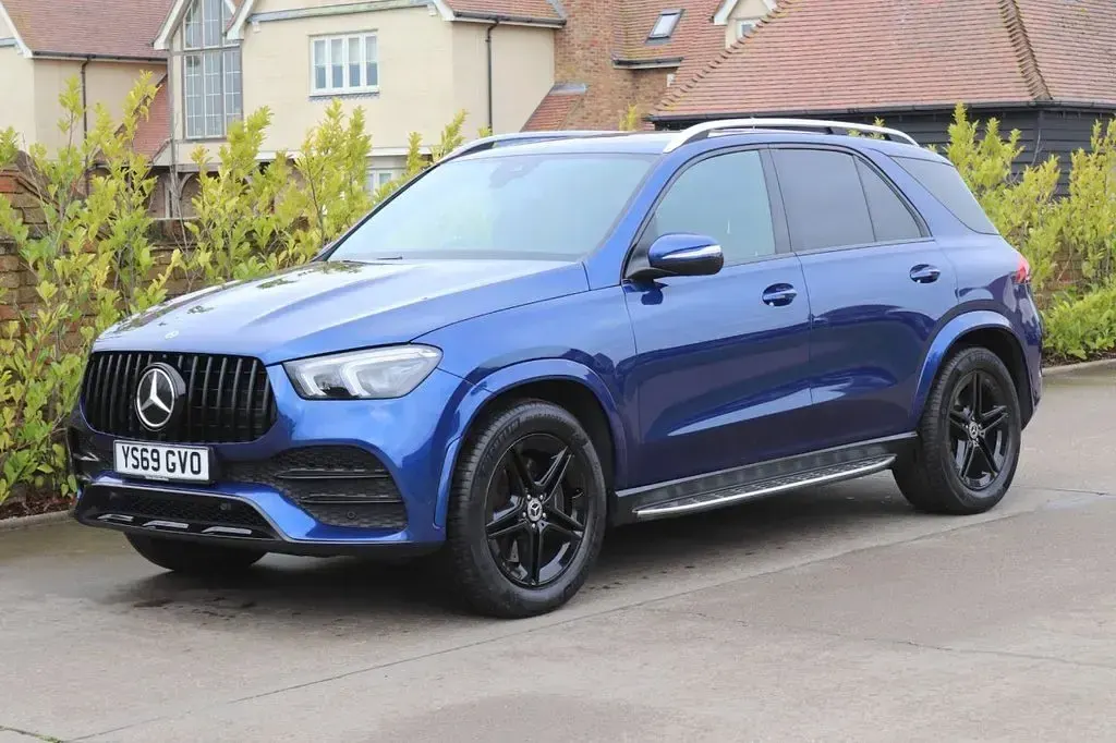 Used Mercedes GLE300 AMG Line Premium 245 HP (180 kW) 2019 Blue SUV