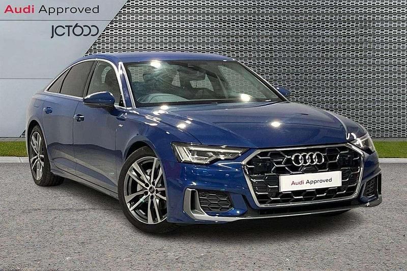 Blue Used 2024 Audi A6 S-Line Sedan | £33,578 (Fair price) - Image 1/4