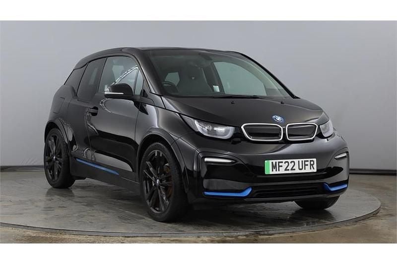 Fluid black with blue highlight Used 2022 BMW i3 Hatchback | £18,495 (Expensive) - Image 1/4